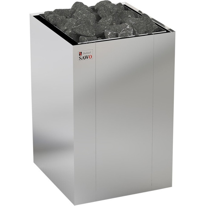 Электрическая печь SAWO NORDEX FlOOR NRFS-120NS-Z (12 кВт, выносной пульт, внутри оцинковка, снаружи нержавейка)